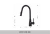 Bosco Black Kitchen Faucet
