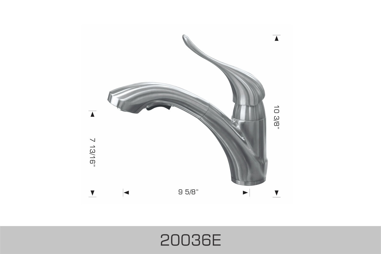 Bosco Stainless Steel Kitchen Faucet