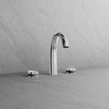 Baril 8" c/c lavatory faucet, drain included