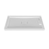Zitta Shower base for shower column, 48" x 36", wall on the left, column on the right