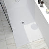 Shower base Slate 48 x 42, custom-made tile flange installation, in three colors