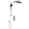 Kalia SquareOne™ TD2 PREMIA (Valve Not Included) : AQUATONIK™ T/P with Diverter Shower System with Wallarm