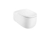 Roca Vitreous china wall-hung Rimless toilet