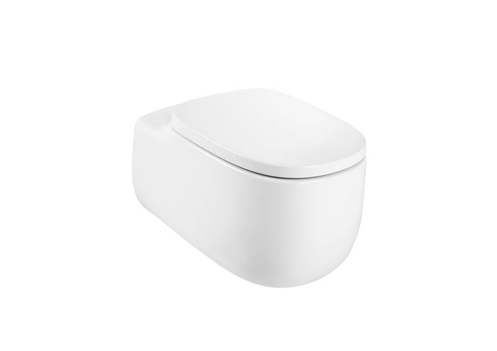 Roca Vitreous china wall-hung Rimless toilet