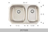 Bosco Builder Series Undermount Sink 28 x 18