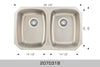 Bosco Builder Series Undermount Sink 32 x 18