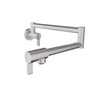 Baril Single-hole wall-mounted pot filler with two handles