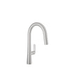 Baril Outdoor stainless steel kitchen faucet with 2-function pull-down spray