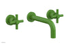 Phylrich Basic Wall Tub Set Tubular Cross Handles D1134