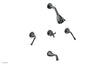 Phylrich 3RING Three Handle Tub and Shower Set D2205