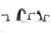 Phylrich 3RING Deck Tub Set with Hand Shower D2205E1