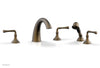 Phylrich 3RING Deck Tub Set with Hand Shower D2205E1