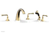 Phylrich 3RING Deck Tub Set with Hand Shower D2205E1