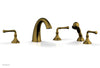 Phylrich 3RING Deck Tub Set with Hand Shower D2205E1