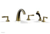 Phylrich 3RING Deck Tub Set with Hand Shower D2206E1