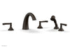 Phylrich 3RING Deck Tub Set with Hand Shower D2206E1