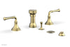 Phylrich 3RING Four Hole Bidet Set D4205