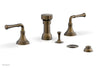 Phylrich 3RING Four Hole Bidet Set D4205