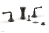 Phylrich 3RING Four Hole Bidet Set D4205