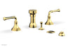 Phylrich 3RING Four Hole Bidet Set D4205