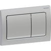 Geberit Alpha01 actuator plate, square, dual flush