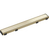 24" Linear Shower Drain - Polished Nickel