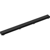 36" Linear Shower Drain - Matte Black