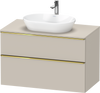 Duravit D-Neo Console vanity unit wall-mounted