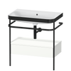 Duravit Happy D.2 c-bonded set with metal console and drawer