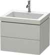 Duravit L-Cube c-bonded set wall-mounted