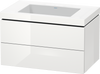 Duravit L-Cube c-bonded set wall-mounted