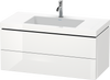Duravit L-Cube c-bonded set wall-mounted