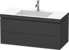 Duravit L-Cube c-bonded set wall-mounted