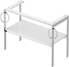 Duravit White Tulip Metal console