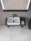 Duravit Qatego Washbowl with console and console support