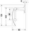 Duravit Starck T Toilet paper holder