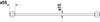 Duravit Starck T Towel rail