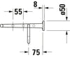 Duravit Starck T Towel shelf