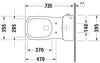 Duravit D-Code One-piece toilet