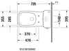 Duravit D-Code One-piece toilet