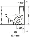 Duravit D-Code One-piece toilet