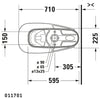 Duravit D-Code Two-piece toilet