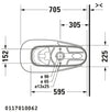 Duravit D-Code Two-piece toilet