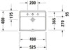 Duravit Starck 3 Built-in basin