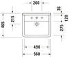 Duravit Starck 3 Built-in basin