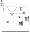 Duravit Architec Built-in basin