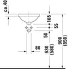 Duravit Architec Built-in basin