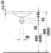 Duravit Architec Built-in basin