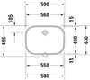 Duravit D-Code Built-in basin