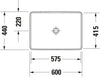 Duravit D-Neo Built-in basin